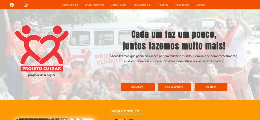 Capa Cuidar portfolio