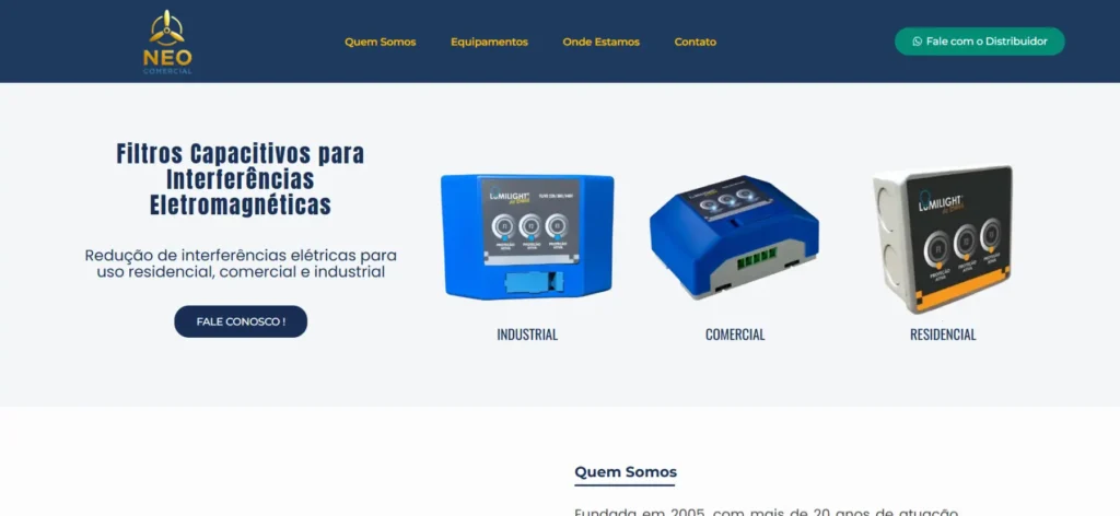 Capa Neo Comercial Portfolio